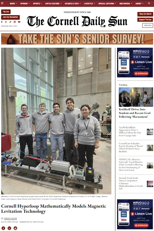 Cornell Hyperloop Pod